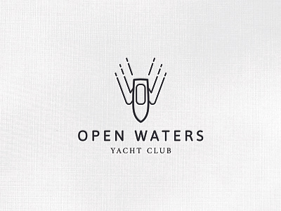 OpenWaters Dribble design graphic graphic design logo logo design minimal yacht