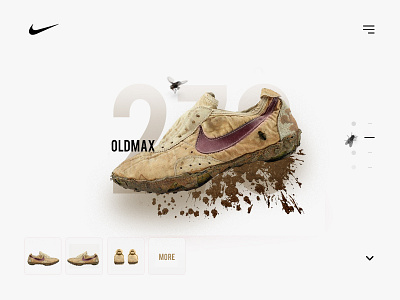 Nike Oldmax 270 clean ecommerce nike product shoe shopping slider ui web website