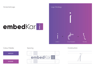 Embedkari logo branding colour design logo logo design logotype typeface