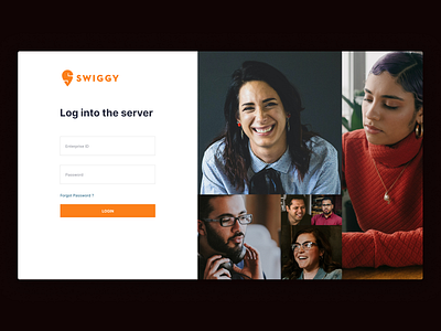 Swiggy Dashboard - Login analytic dashboard figma interaction login swiggy ui ux website