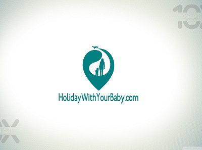 Baby travel Sample Logo Design branding design identity illustration illustrator logo logodesign minimalist minimul vector