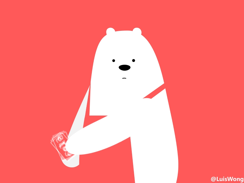 2.Icebear&cola animate animation animation 2d character cola gif ice bear loop animation we bare bears