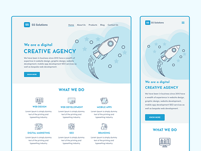 SS Solutions | Landing page