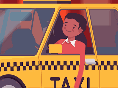 toot toot animation cab car crash taxi