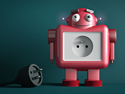 Roboo 3000 3d behance cinema4d illustration render robot