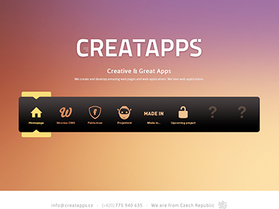 We are CreatApps! app apps colorful design web webdesign website