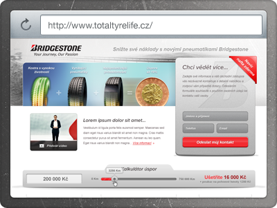 Bridgestone microsite