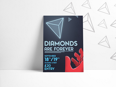 Diamonds Are Forever branding cartoon design digital art digital illustration illustration illustrator poster design procreate stickers