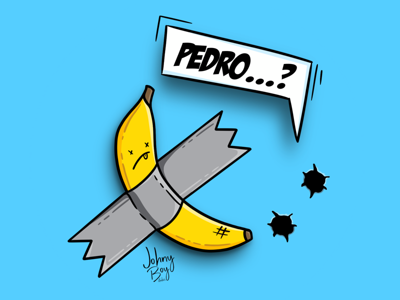Pedro...? digital illustrator doodles procreate cartoon illustrator comic banana