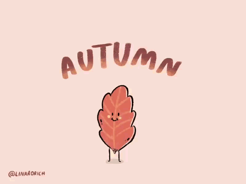 Autumn animation autumn cartoon character character animation character desing frame animation frame by frame gif illustration