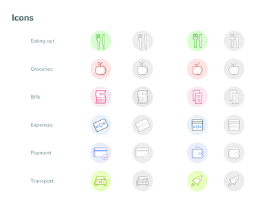 Icons proposal transactions list app icon iconography icons iconset illustration list transactions ui