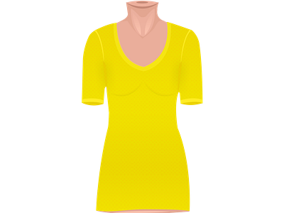 V Neck cloth design clothe