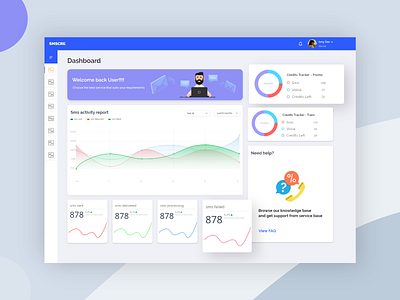 Communication Platform Dashboard ( SMS MANAGEMENT)