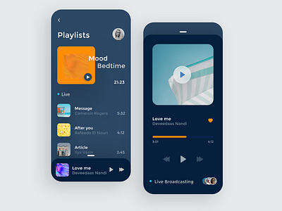 Music app concept