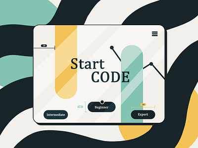 Start Code 2d code design illustration interface start ui uidesign uiux ux web web design