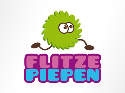 Flitzepiepen Logo branding flitzepiepen icon identity kindergarten logo logomark