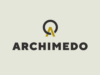 Archimedo archimedo brand branding logo phound design studio typography vector