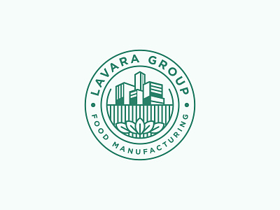 Lavara Group Food Manufacturing - Logo Design brand identity clean design food green logo logodesign manufacturing peanut plantation