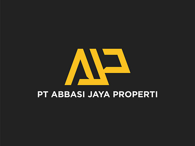 PT Abbasi Jaya Properti - Logo Design brand identity branding clean logo corporate identity logo logodesign presentation property real estate yellow
