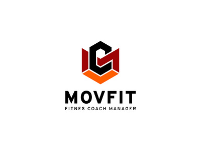 MOVFIT Fitnes Coach Manager - Logo Design brand guidelines brand identity branding clean logo corporate identity digital style guide guidelines logo logodesign