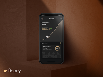 🤑 Finary Brand app branding crypto design finance finary ios logo ui ux