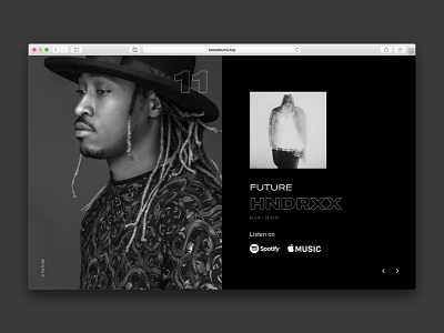 2017 design music ui ux web webdesign