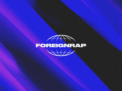 🌐 Foreignrap art branding logo music rap