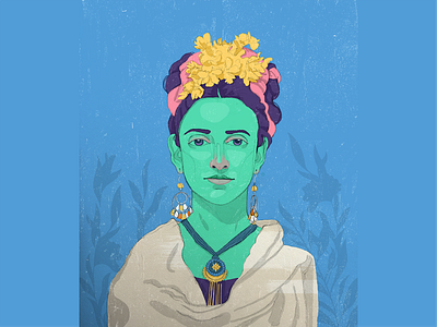 Frida Kahlo, portrait style1