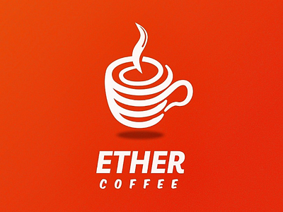 Ether Coffee Logo coffee logo logo logo design