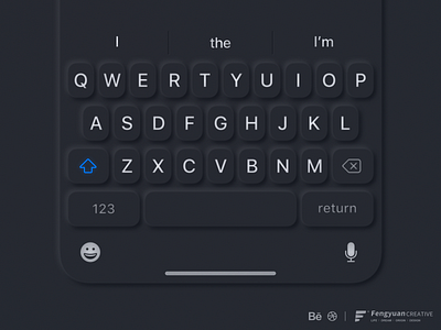 Dark soft Keyboard