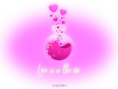 Elixir of Love | Valentines day art dribbble elixir illustration love love art love day love is love love logo love story lovecraft lovely lover lovers pink poison valentine valentines valentinesday watter