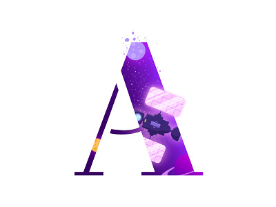 A Logo | Alphabet | Space | Letter