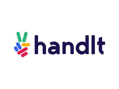 Handlt logo / Logo design best branding colorful freelancer hand hand logo logo logo design branding logo designer logotype pro pro designer top designer