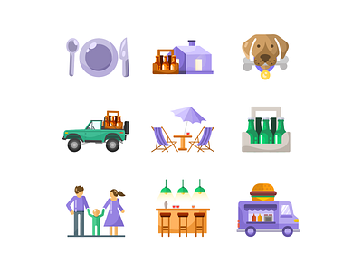 Icon set for bar / Icons / beer / bar / cafe icons bar beer beer art beer bottle beer branding beer label bottle cafe food food truck foodtruck icon icon designer icon set icons icons pack iconset pack pickup restaurant