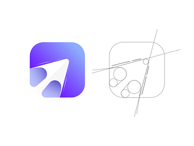 Arrow logo / browser logo / logotype / branding