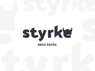 Styrke logo / mascot / logo designe brand brand identity branding helmet iblowyourdesign logo logo design logo designer logodesign logotype logotype designer mascot socks sport