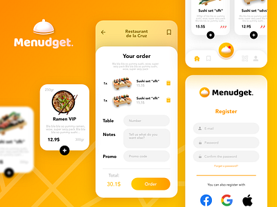 App uiux Menudget