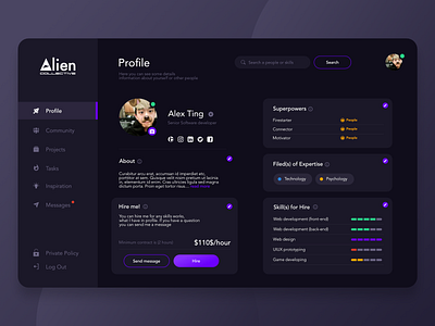 Alien Community uiux