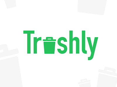 Trashly app logo app logo branding agency logo design logo designer logotype logotype designer top logo