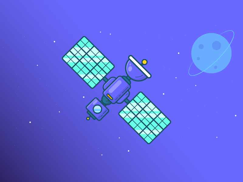 Satellite by Iblowyourdesign on Dribbble