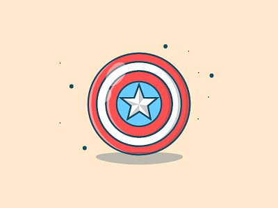 Captain America Shield by Iblowyourdesign on Dribbble
