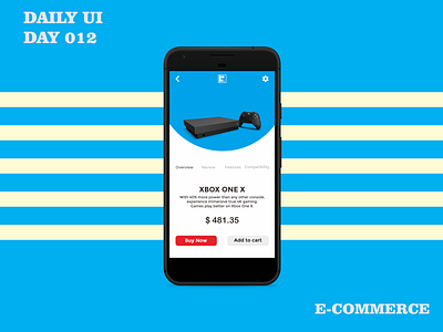 Daily UI Day 012 - E-Commerce App