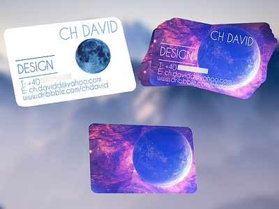 🌕 Business cards ads agency business card cosmos cretive galaxy promotion space