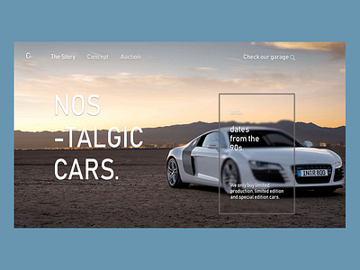 🚗 Cars collection homepage web design cars collection design home page ui web