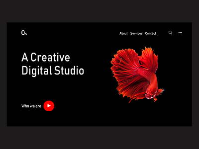🤝 Digital Studio home page web design creative design digital studio home page ui web