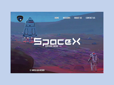 🚀 SpaceX web design design interface spacex user web