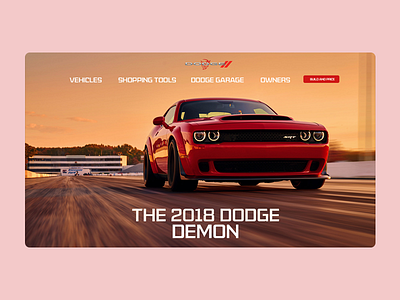 Dodge Demon Landing Page