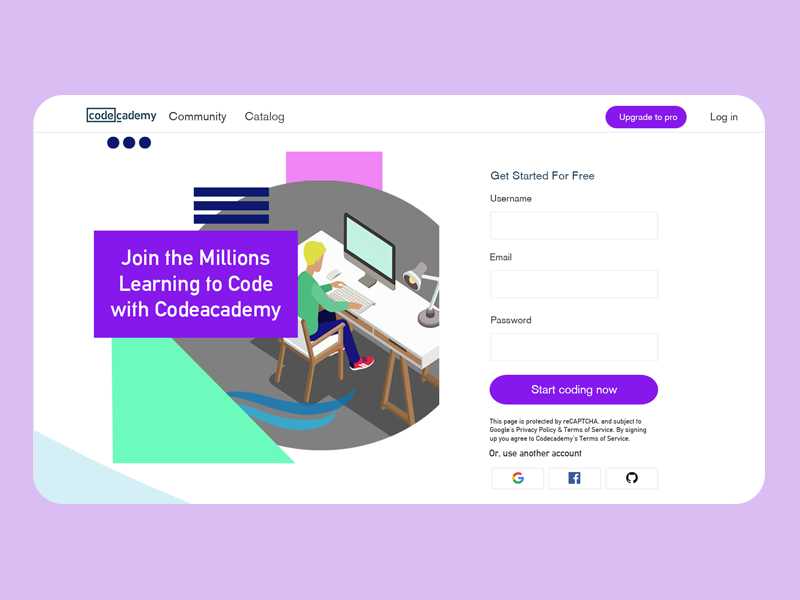 Codeacademy Design By Ch David On Dribbble