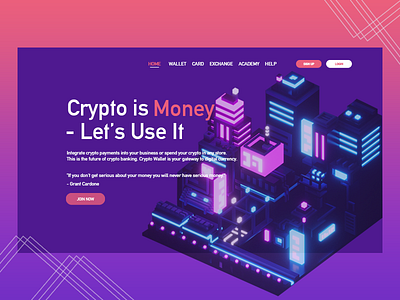 Crypto currency design bitcoin branding crypto cryptocurrency design ethereum homepage illustration simple design ui ux user interface vector web design