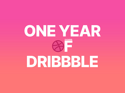 One year of Dribbble! designer dribbble july one year